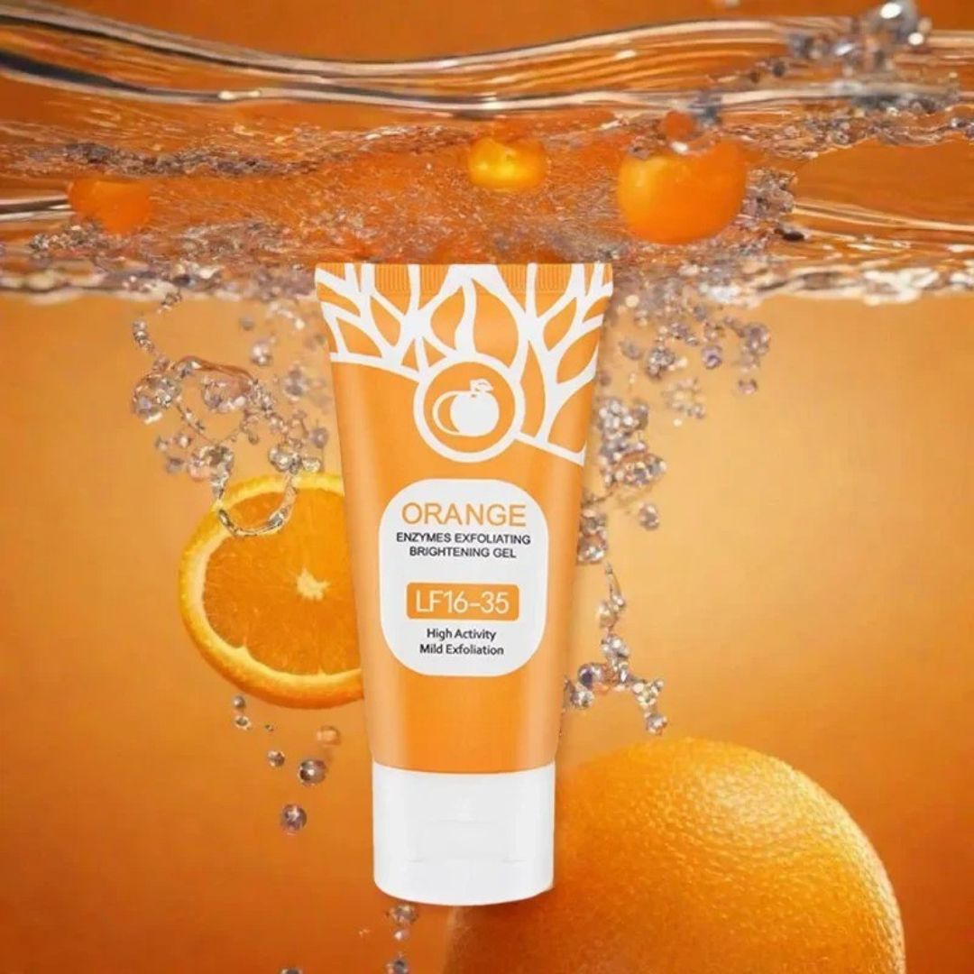 Orange Enzyme Exfoliating Gel - Enzyme-Infused for Radiant Skin Repair & Smoother Complexion