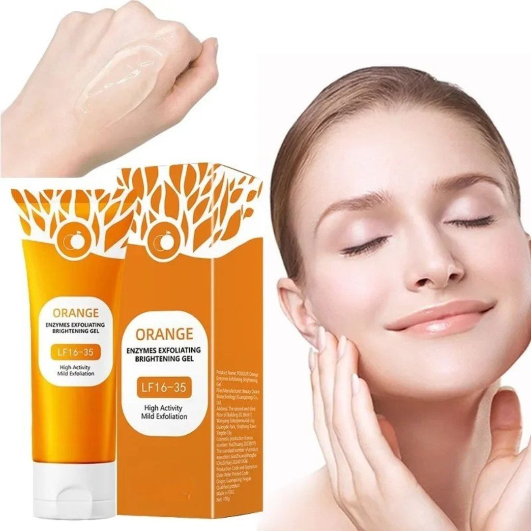 Orange Enzyme Exfoliating Gel -  Enzyme-Infused for Radiant Skin Repair & Smoother Complexion