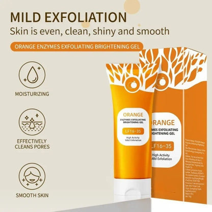 Orange Enzyme Exfoliating Gel -  Enzyme-Infused for Radiant Skin Repair & Smoother Complexion