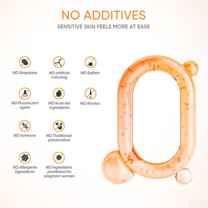 Orange Enzyme Exfoliating Gel -  Enzyme-Infused for Radiant Skin Repair & Smoother Complexion